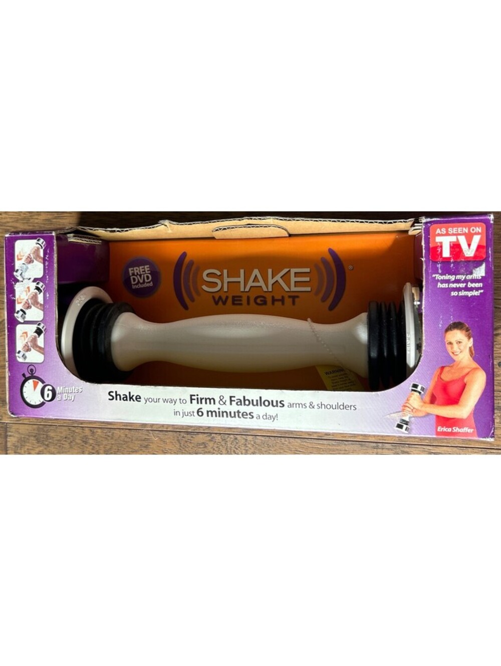 NEW Shake Weight As Seen On TV Arm Workout 2.5 Lb Vintage White DVD
